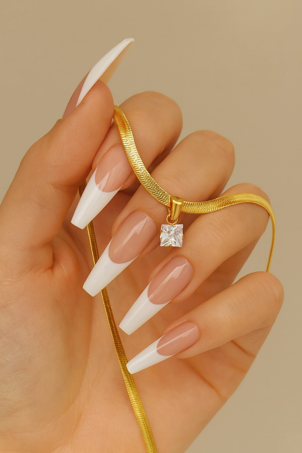 18k Gold Snake Chain Necklace